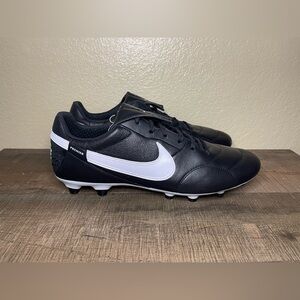 Nike Premier 3 FG “Black White” Soccer Cleats.
- Size 11 Men.
